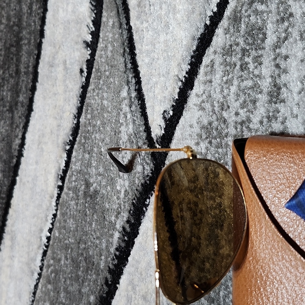 UNISEX RAY BAN AVIATOR GRADIENT METAL MATTE GOLD BROWN LENSES & CASE PRI… - Picture 5 of 12